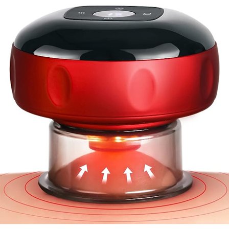 Smart Dynamisk Koppeterapi Sett, Cellulittmassasjeapparat 3 i 1 Vakuumterapimaskin, Fjerner, Gua Sha Massasjeverktøy med 12 Nivå Temperatur og 