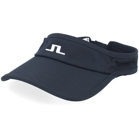 J.Lindeberg - Black Czapka Z Daszkiem - Gain Black Visor @ Hatstore