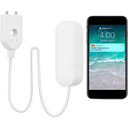 Wifi Vattenläckagedetektor Smart Vattensensor APP-kontroll Översvämningsövervakning Vattennivålarmsystem