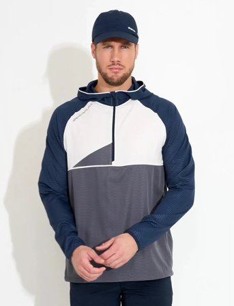 Abacus Mens Lanark Stretch Windhoodie - Navy - S