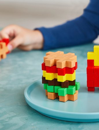 Plus-Plus Plus-Plus Big Activity - Food - Multi/patterned - ONE SIZE