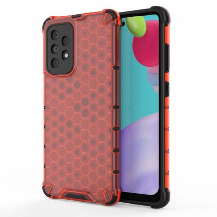 Stöttåligt Honeycomb Tpu Skal Samsung A52 / A52s - Röd Röd