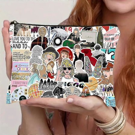 Singer Makeup Taske til Taylor Fans, TS Musikelskere Kosmetiktaske Gaver