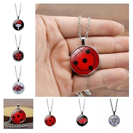 Anime Naruto Cosplay Tillbehör Hänge Pain Metall Ädelsten Halsband Smycken SHznv(A)