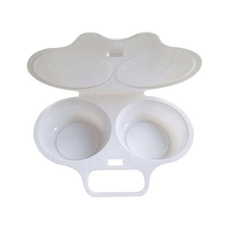 Matvaregodkjent Plast Mikrobølgeovn Matlaging Eggkoker Praktisk Kjøkken Matlagingsform Egg