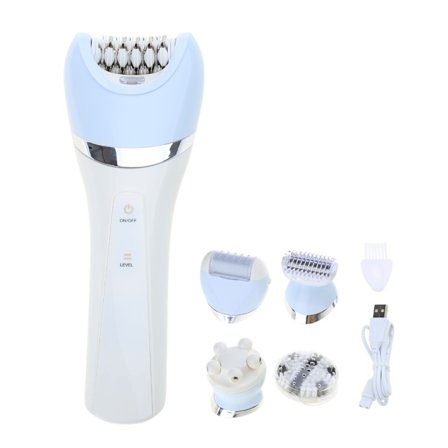 5-i-1 Epilator til kvinder Ansigts-epilator Glat glidende epilator til kvinder Epilator Hårfjerning Epilator Hårfjerner