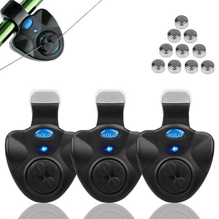 Følsom elektronisk fiskealarm med LED-display, swinger vibration på stangen, sommerudstyr fra Fischer fiskegrej