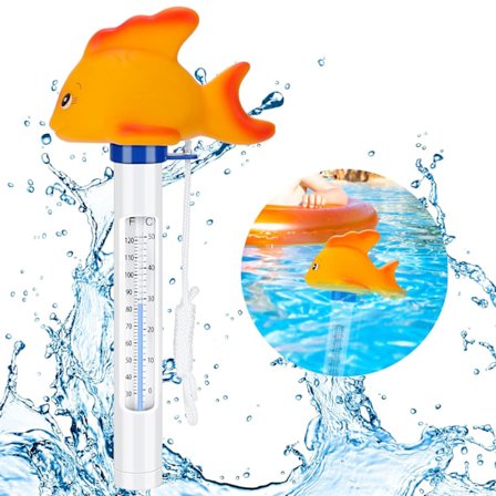 Simbasspooltermometer, Flytande Pooltermometer Cartoon Söt