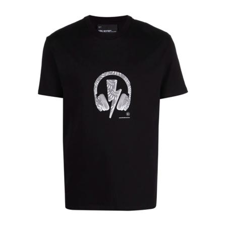 Neil Barrett, T-shirt Zwart, Heren, Maat:M