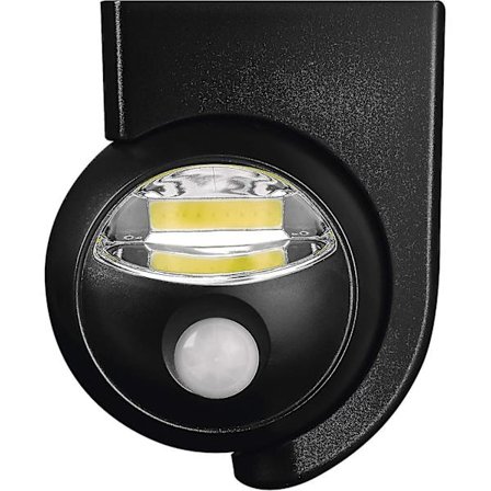 LED-nattlampa med rörelsedetektor, skymningssensor och strömbrytare, 90 lumen, 360° vridbar, räckvidd