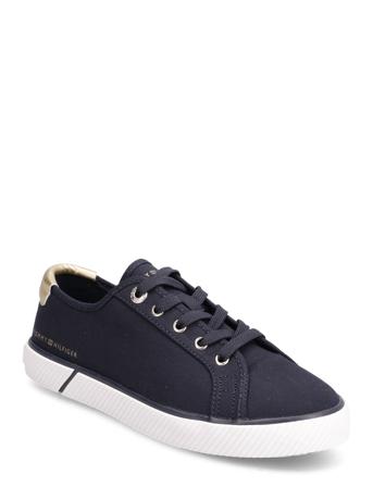 Lace Up Vulc Sneaker Lave Sneakers Blå Tommy Hilfiger*Betinget Tilbud