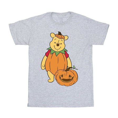 Nalle Puh Herr Pumpa Halloween T-Shirt 4XL Sportgrå