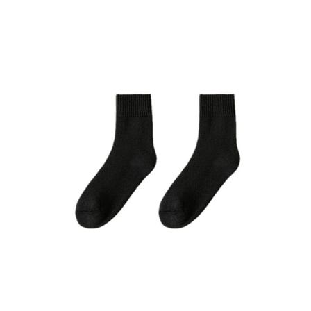 Vintervarmer Tykkstrømpe Cashmere snøsokker SVART black
