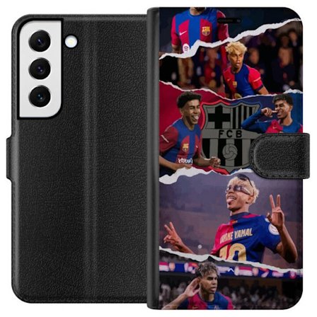 Kompatibelt Plånboksfodral till Samsung Samsung Galaxy S22 5G Yamal Fotboll Spelare Barcelona