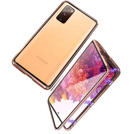 TG Stilrent Dubbelt Magnetiskt Skal - Samsung Galaxy S20 FE Guld