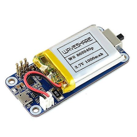 Waveshare UPS-modul Kompatibel med Raspberry Pi Zero Strömförsörjning med Batteri 20