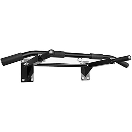 Väggmonterad Pull-up Bar med Tillbehör Dip Station för Styrketräning Hemmagym Vägg Stål Gym Bar Maximal Last 350 Kg