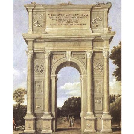 A Triumphal Arch, Prado Museum, Madrid. Domenico Zampieri Brun