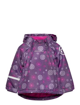 Snow Jacket Oxford Purple Minymo