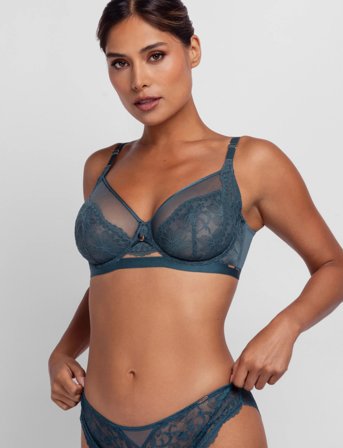 Dorina Jemma Non Padded Wired Bra - Green - C x 85