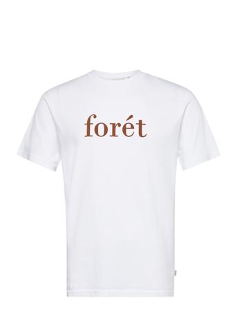 Resin T-Shirt - Fog/Dark Green T-shirts & Tops Short-sleeved Valkoinen Forét