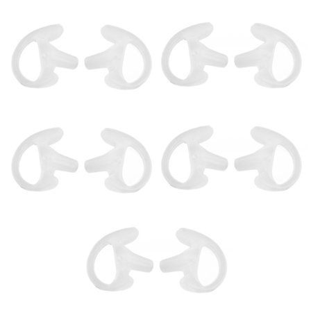 Tvåvägsradio Öronmussla Ersättning Miljövänlig Silikon Walkie Talkie Öronmussla Tillbehör L 5 Par