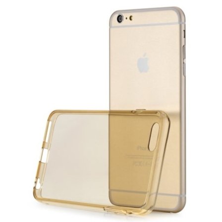 ROCK 0.6mm Ultrathin FlexiCase skal till Apple iPhone 6(S) Plus (Gold)
