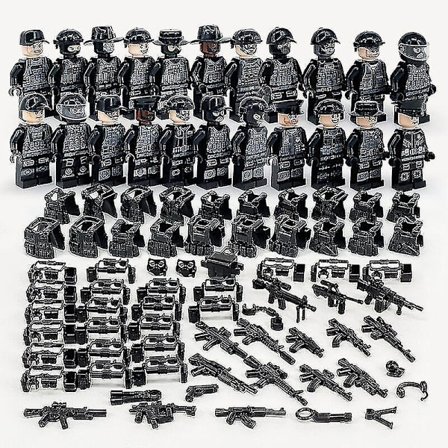Black Swat 22 Small Particle Assembled Diy Building Blocks