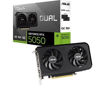 GeForce RTX 5050 8GB DUAL OC - ASUS Dual GeForce RTX 5050 8GB GDDR6 OC Edition