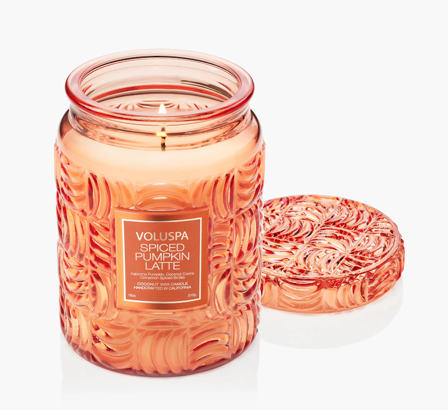 Voluspa Spiced Pumpkin-Latte Duftlys Large_100t