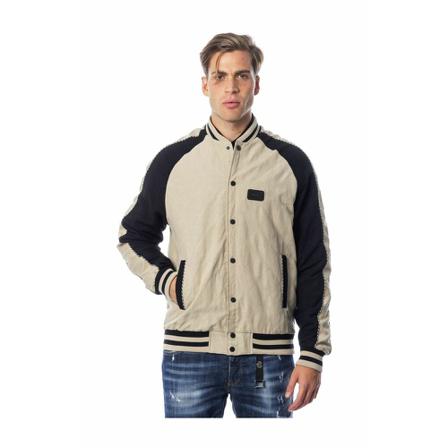 Gaëlle Paris Bomber Jacket , Beige , Heren , Maat: M
