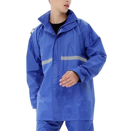 Kaksinkertainen Heijastava Sadetakki Aikuisten Kannettava Vedenpitävä Sadeasu