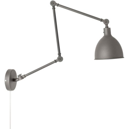 By Rydéns - Vegglampe Bazar grå 2827660-4500 Grå