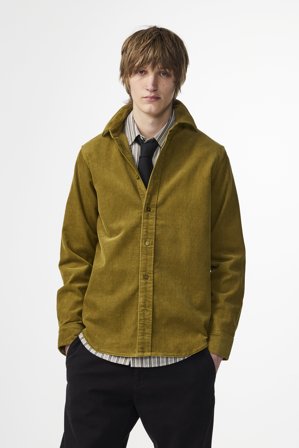 NN07 Colby Shirt male Green Organic Cotton