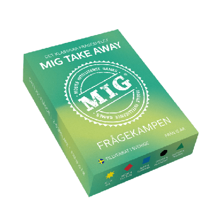 M.I.G MIG Take away Frågekampen Spel Unisex Grön 115*85*29