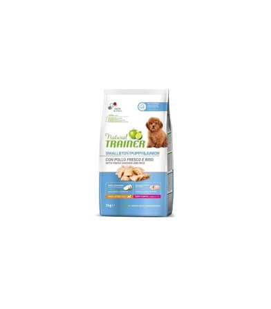 Natural Trainer Puppy & Junior Small & Toy Con Pollo Fresco E