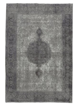 Colored Vintage Rug Modern Dark Grey/Black (Wool, Persia)