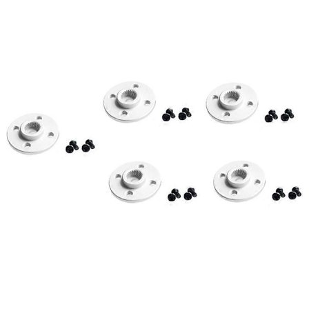 5 st Styrväxel Skivstöd 25T Servo Rund Typ för RC Bil