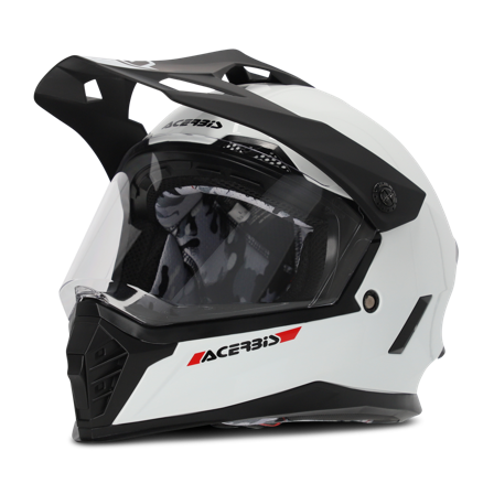 Adventure Helm Jeugd Acerbis Rider Dual Wit L