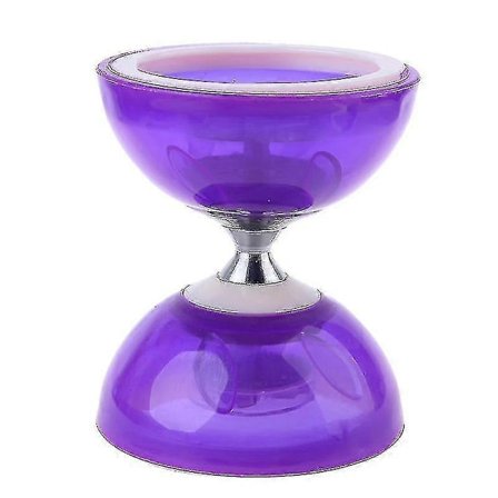 Diabolo Sæt Triple Kugleleje Kobling Matchende Farvede Fiber Håndpinde, Diablo Snor & Taske - Perfekt