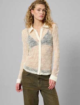 My Essential Wardrobe Mwrita Shirt - Cream - L