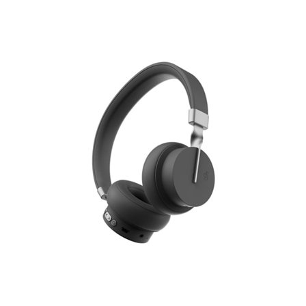 Trådlöst Bluetooth-headset Bluetooth 5.0 HD Stereo Vikbar Subwoofer Mikrofon för PC Svart YEMAESRE