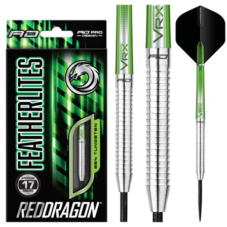 Featherlite 2 Steel Tip Darts 17g | Red Dragon Darts
