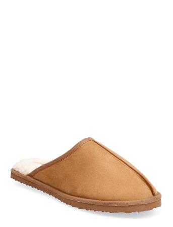 Jfwdudely Microfiber Slipper Almond Sn Slippers Tøfler Beige JJXX