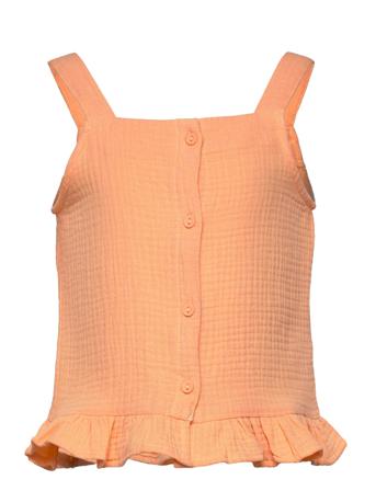 Kogthyra Singlet Frill Top Wvn Orange Kids Only