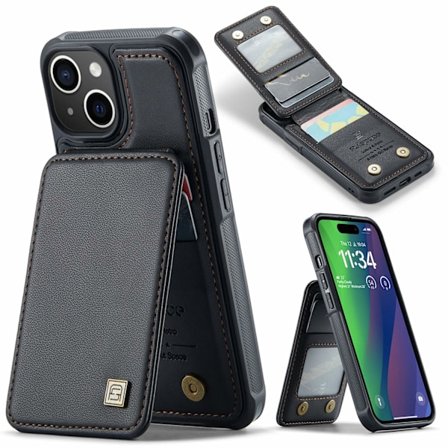 Fodral för iPhone 15 svart Flip