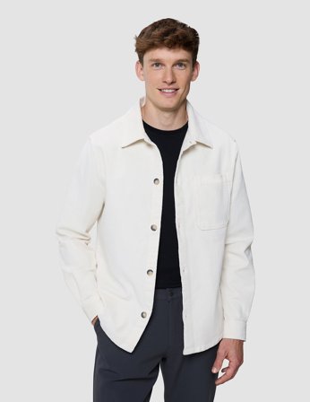 Shaping New Tomorrow - Corduroy Overshirt - Off White - Herr - Storlek XXL