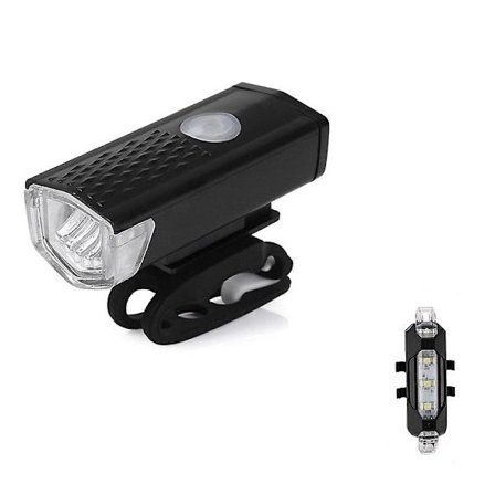 Genopladelige LED-lygter til motorcykel | USB Motorcykel LED-belysning - Forlygte Baglygte