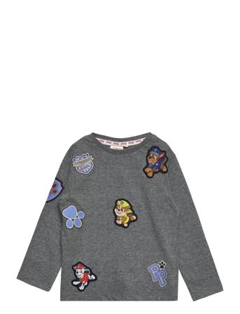 Long-Sleeved T-Shirt T-shirts Long-sleeved T-shirts Grå Paw Patrol