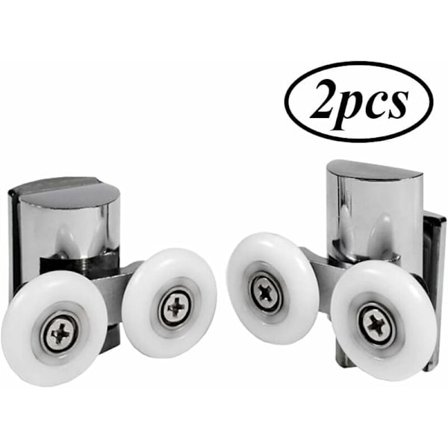 Dusjrull opp og ned Ruller for dusjdør 23mm Dusjdør Ruller Glidende Dusjdør Ruller Dusj Glidende Dør Ruller 23mm 2 Stykker